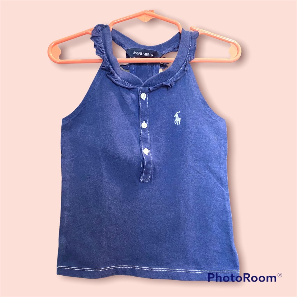 RALPH LAUREN SLEEVELESS SHIRT SIZE 2/2T